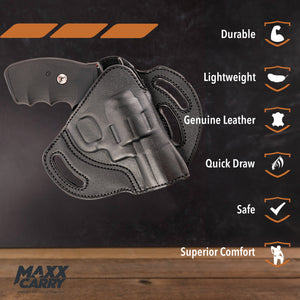 6-Shot Revolver Open Top Pancake Holster