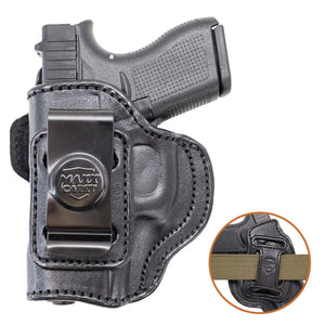 IP4 - 4 in 1 Multiple Carry Leather Holster