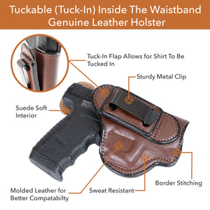 IPT - Tuckable IWB Leather Holster