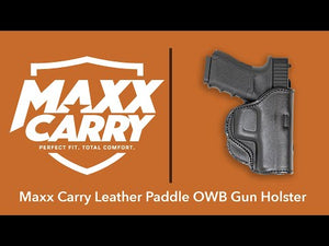 PD - Paddle Leather OWB Gun Holster