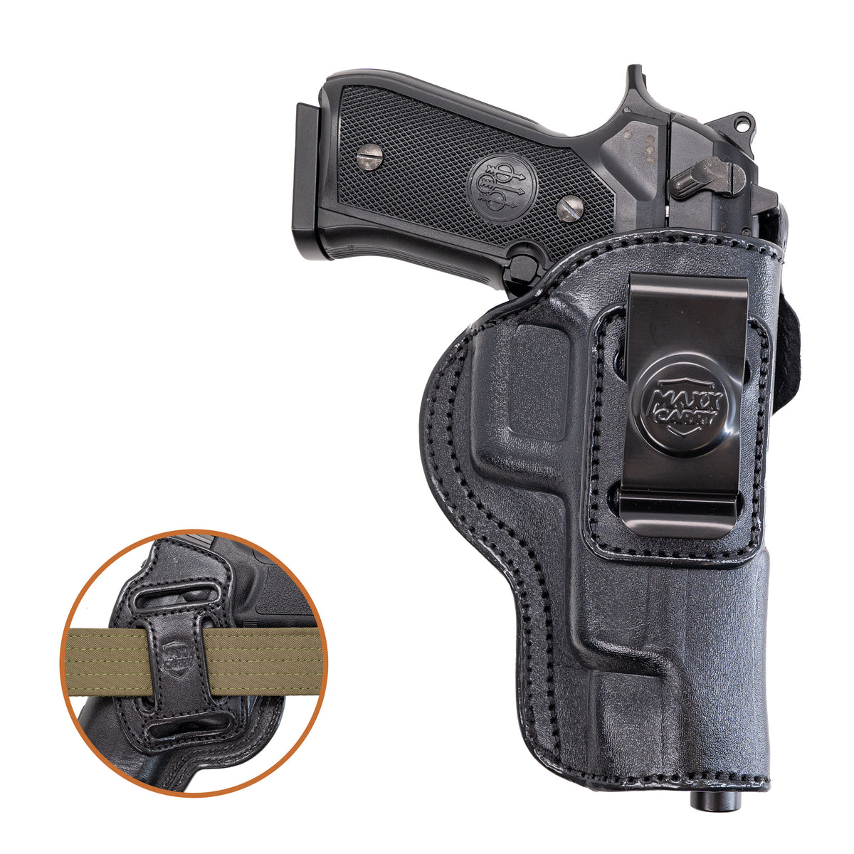 IP4 - 4 in 1 Multiple Carry Leather Holster