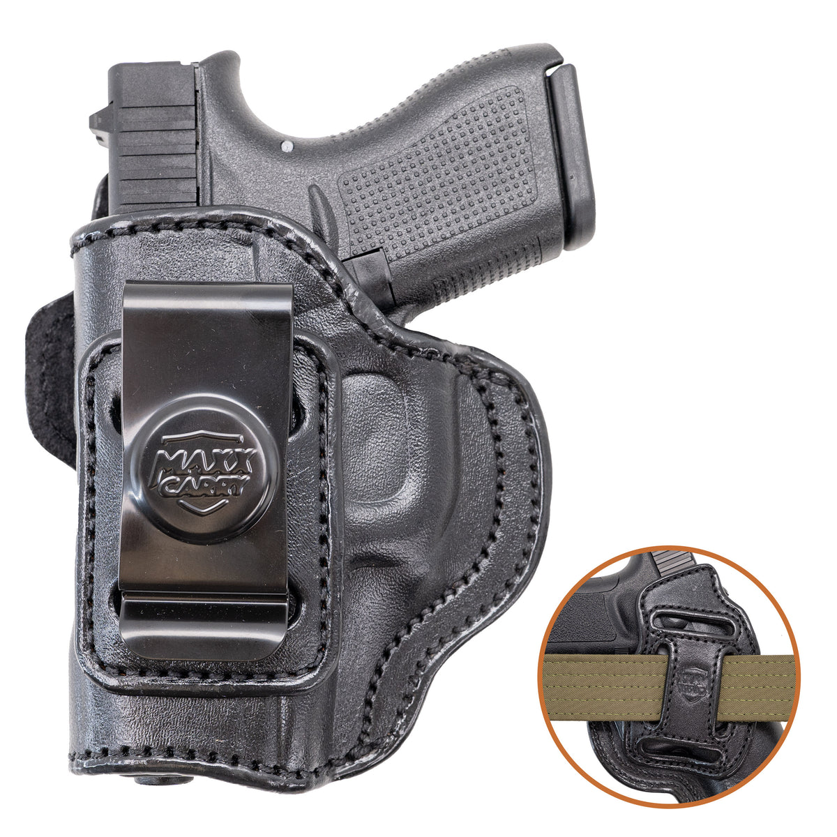 IP4 - 4 in 1 Multiple Carry Leather Holster