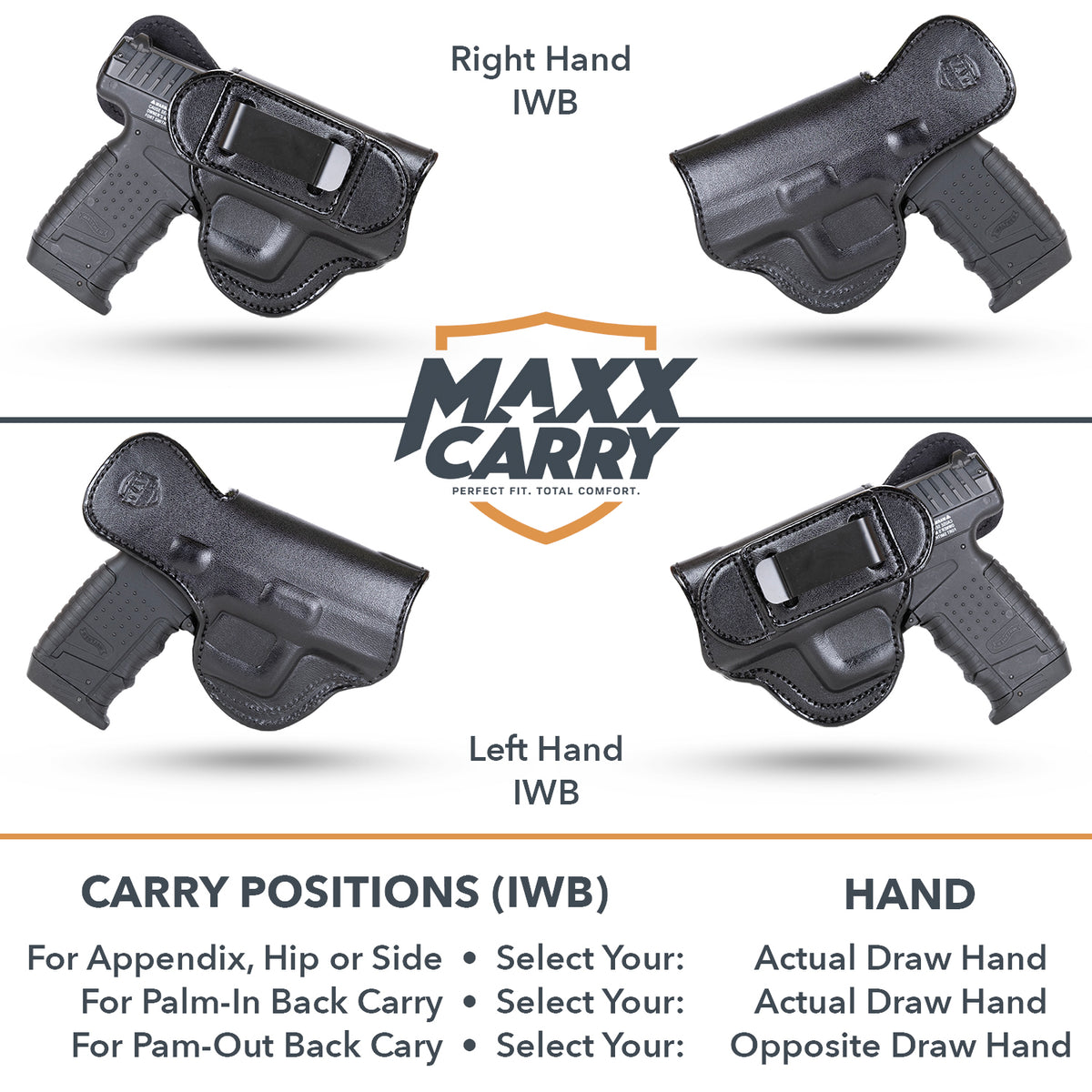 IPT - Tuckable IWB Leather Holster