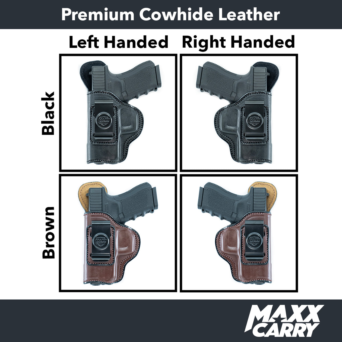 IP - Inside The Waistband Leather Holster - Fitted