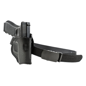 Maxx Carry Black EDC Tactical Gun Belt Reinforced Liner Ratchet Track Technology Design Adjustable up to 50"
