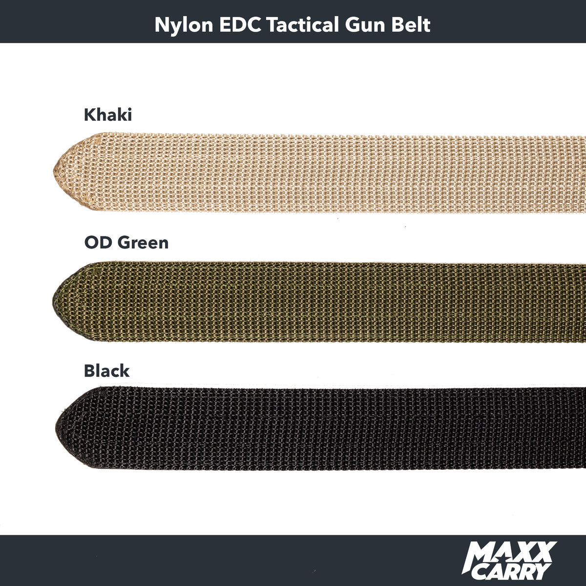 Maxx Khaki Tactical Gun Belt