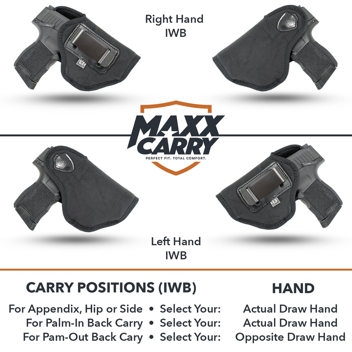 NYLIP - Soft Premium Nylon Inside The Waistband Nylon Holster